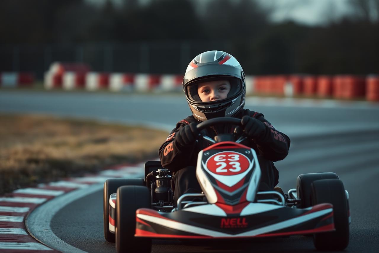 Dětská motokára Sodi na dráze v Modřicích